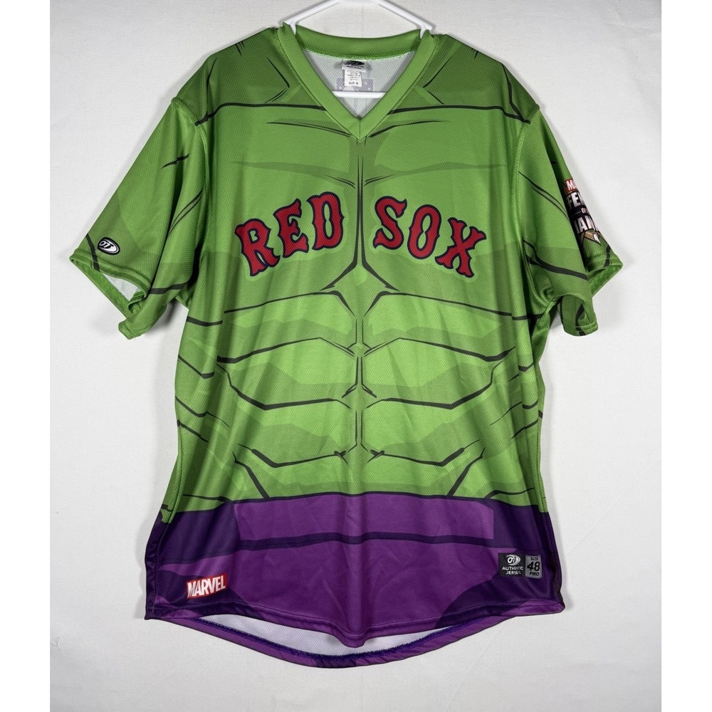 Salem Red Sox Marvel Defenders Of The Diamond Jersey Adult 48 OT Sports
